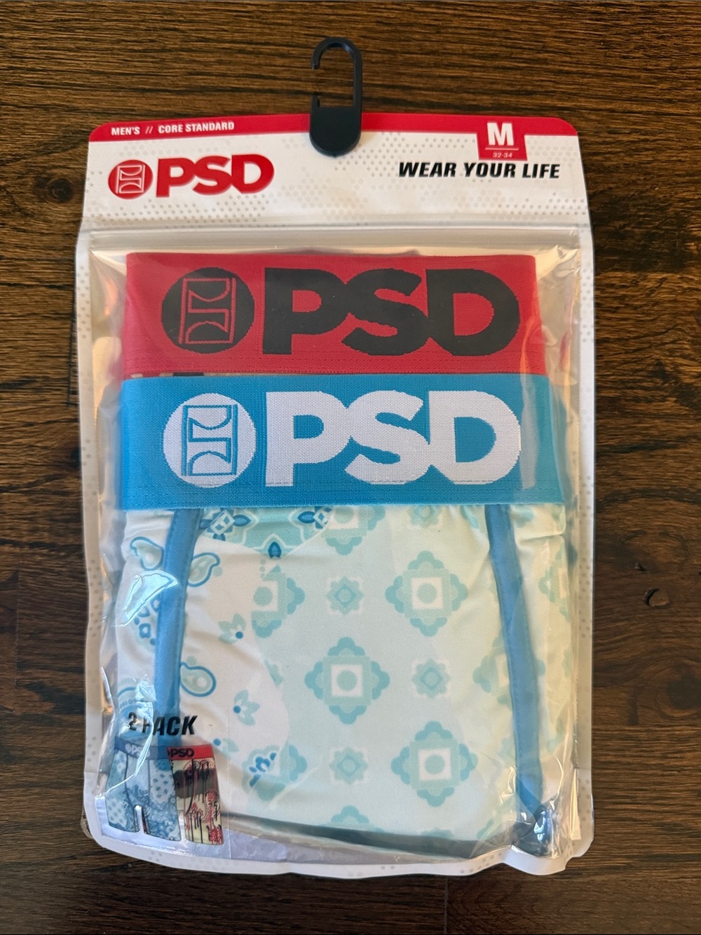 PSD Men’s 2-Pack Underwear Standard Length 7”